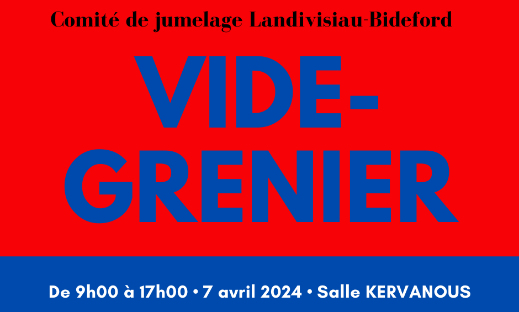 VIDE-GRENIER LE 7 AVRIL 2024